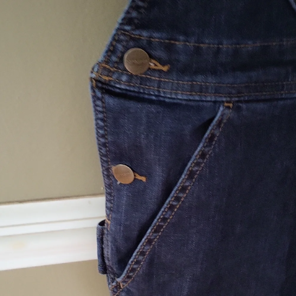 Carhartt Women's Denim Double Front Bib Overalls Size Small 4/6 Tall - Picture 7 of 12